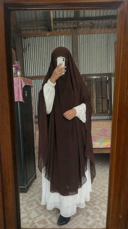 Maimuna 2 Layer Long Hijab customer review